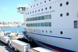 Un des bateaux de Brittany Ferries