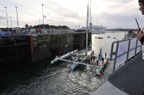 Passage de l'écluse la veille du départ @A.Cassim