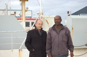 CLAUDE FOKO ET JP-HELLEQUIN PDT DE L'ASSOCIATIION  MOR GLAZ