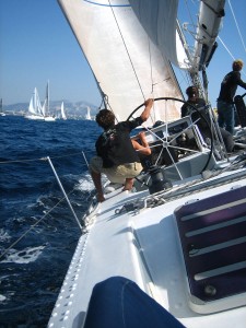 Globe Skipper ,Romain Gindre à la barre