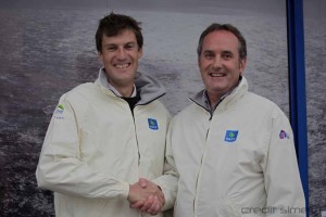 PAUL MEILHAT SKIPPER 2011 et J-BLE BOUCHER (MACIF)SIMELI PROD