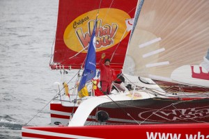 Crêpes Whaou 2 et son skipper Franck-Yves Escoffier @C.Launay