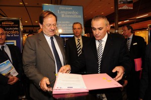 Odyssea, signature de l'accord cadre -  Herve Novelli et Sege Paillarès© Cyril Plotnikoff/FFPP