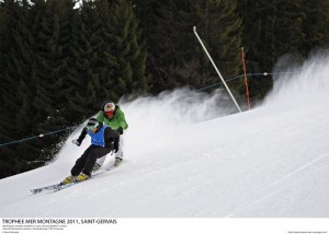 Blind Slalom, Aurelien DUCROZ , Thomas RUYANT Pascal Alemany / ODT St-