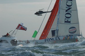 Vendée Globe, victoire M. Desjoyaux @A.Cassim