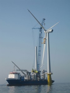 Eolienne offshore 