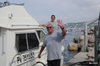Jean-Claude, notre skipper et Martine @A.Cassim