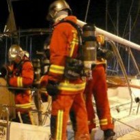 Marins-pompiers Marseille. crédit photo : BMPM -SM Thibaut Claisse