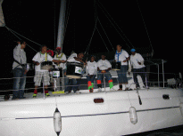 Un orchestre embarqué pour l'accueil de l'équipage @A.Cassim
