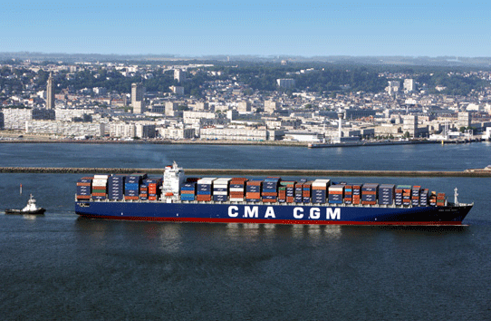 CMA CGM-Navire de commerce