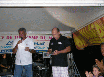 L'heure de la remise des prix au micro Claude Vatran @A.Cassim