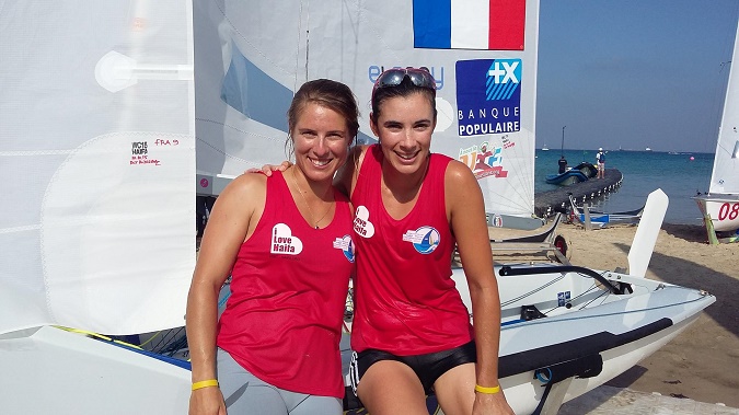 Camille Lecointre et Hélène de France photo Amir Weizman of Aquazoom