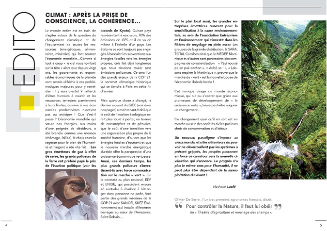 le Griot des Mangliers octobre