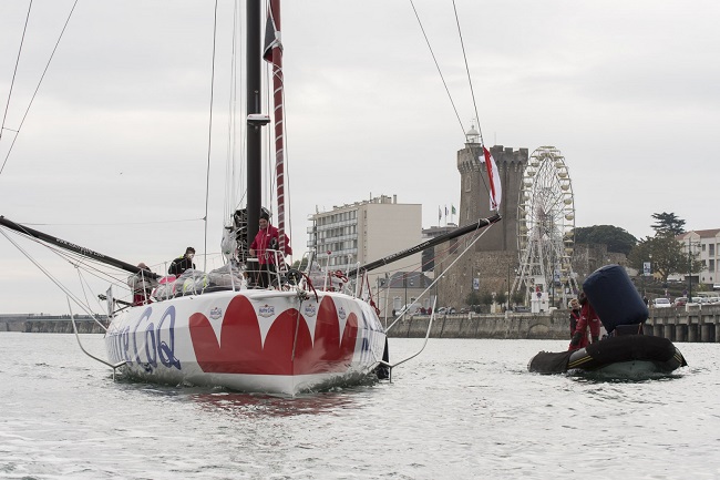 Arrivée Jérémie Beyou - Maître CoQ