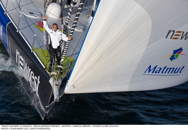 Fabrice Amédéo (Fra) Skipper de l'IMOCA NEWREST-MATMUT, photo © Jean-Marie LIOT / Newrest-Matmut 