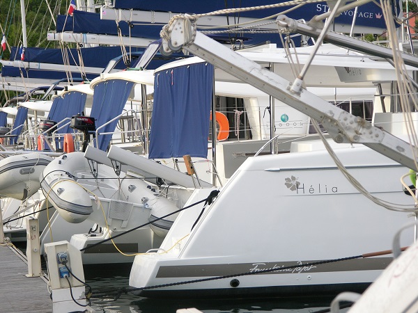 Ponton au Port de plaisance du Marin - photos A.Cassim
